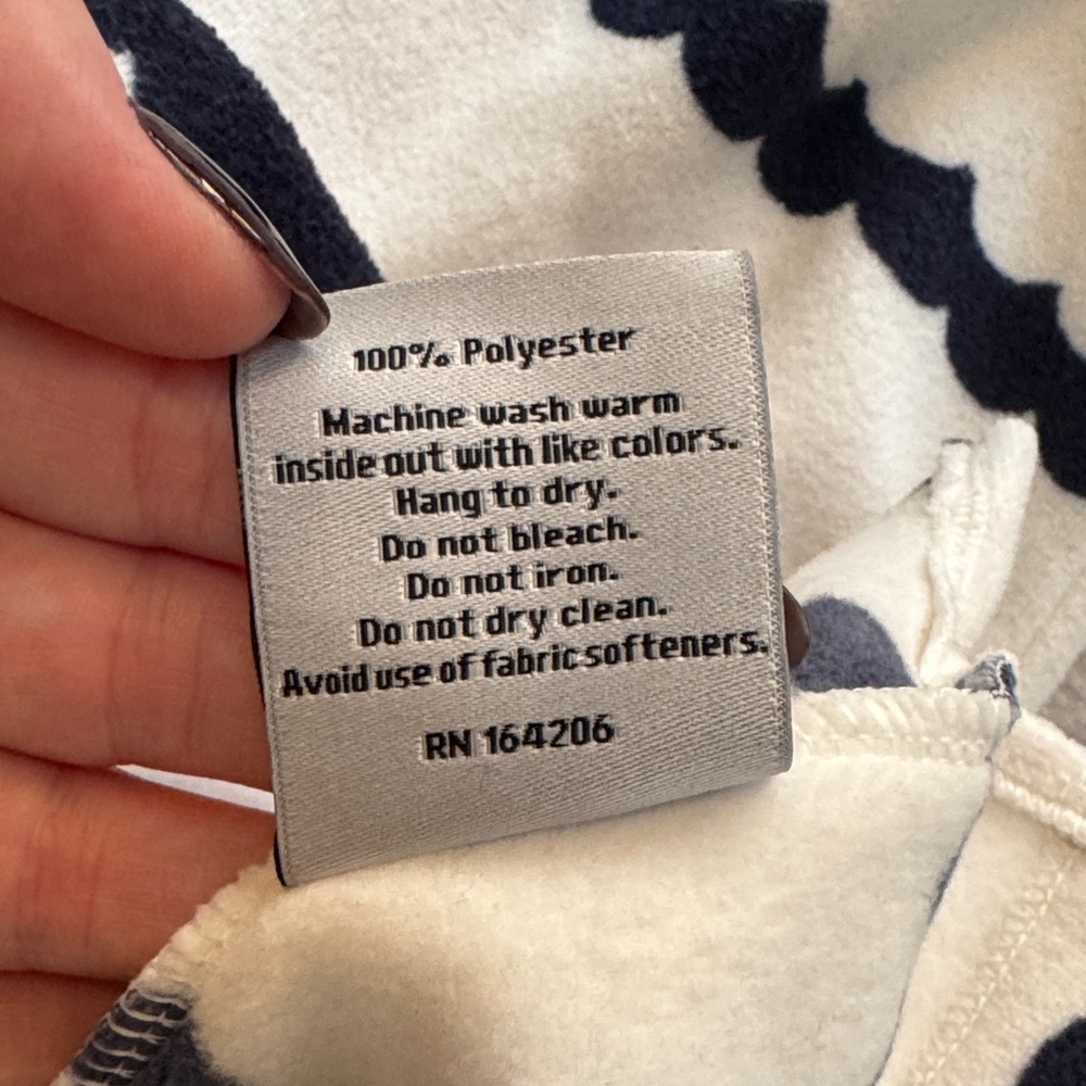 Dudley Stephens Navy and White Terry Cloth Mini Dress - Picture 5 of 6